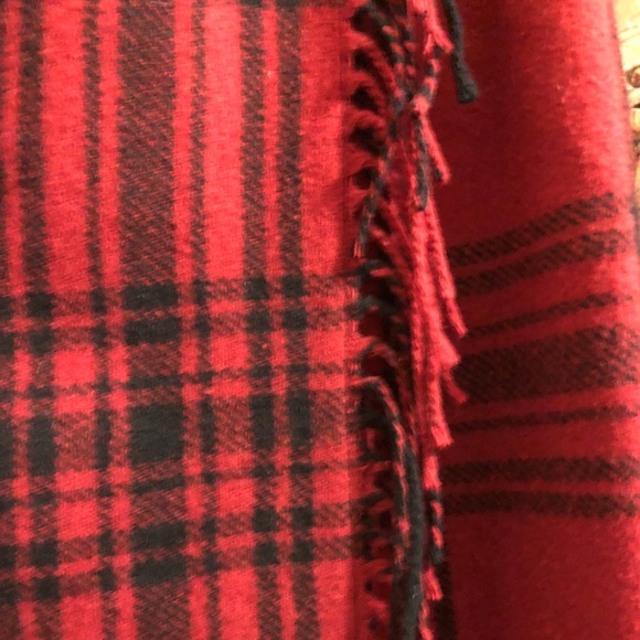 Cambridge Country Long Red Plaid Skirt - Picture 3 of 3